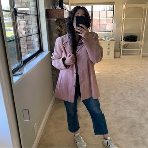 Vintage Pink Suede Jacket